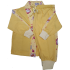 0275 Pijama Algodão com Flores e Calça Amarela  +R$ 49,00